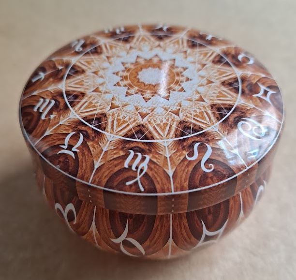 Zodiacal candle 100% beeswax