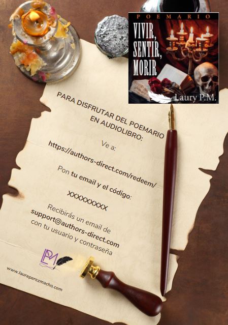 Hoja con instrucciones para disfrutar del audiolibro
