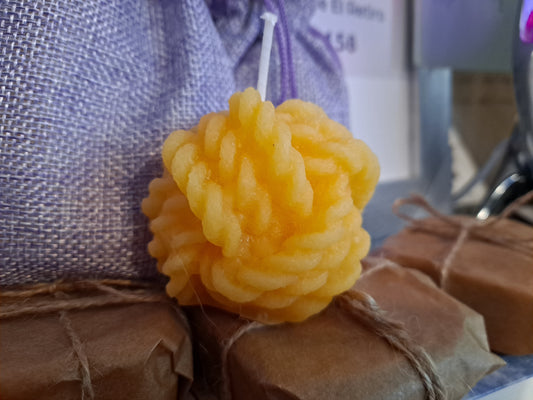 Beeswax "ball of wool"
