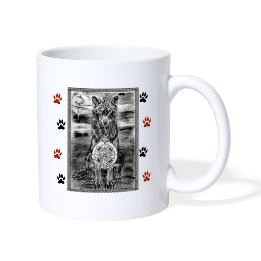 Taza Donde mora la bestia - white